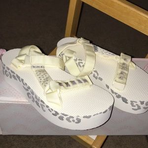 Custom platform Teva sandals